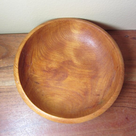 bowls vintage hand made woodpecker woodware japan - pair of 2 (W4726) - Picture 7 of 9